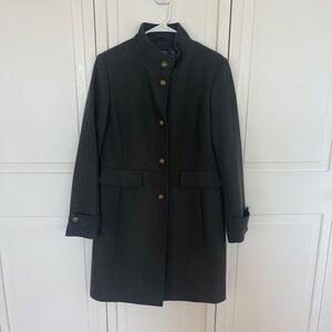 Ralph Lauren Green Coat with Brass Accents